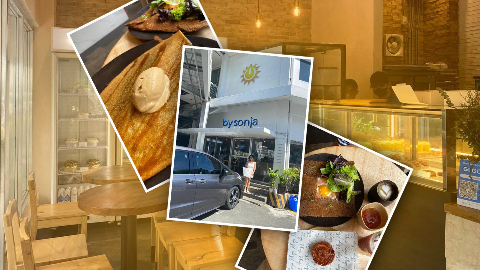 By Sonja bakery in Makati - interior, food, and storefront